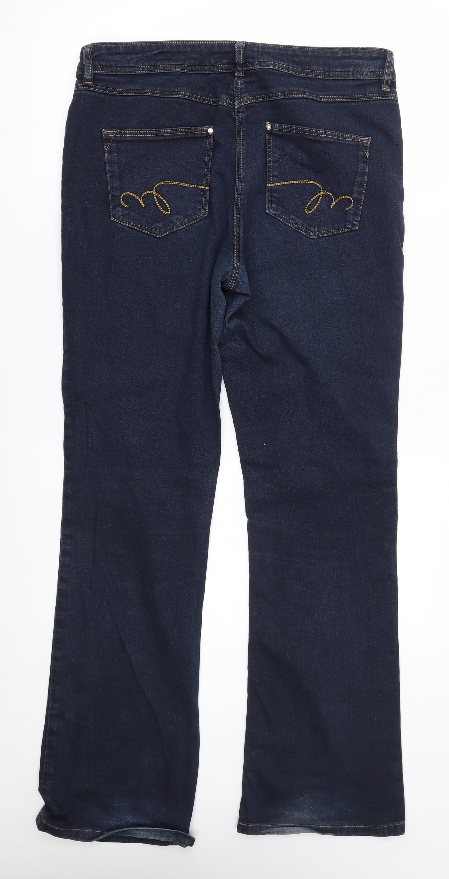 TU Womens Blue   Bootcut Jeans Size 14 L31 in