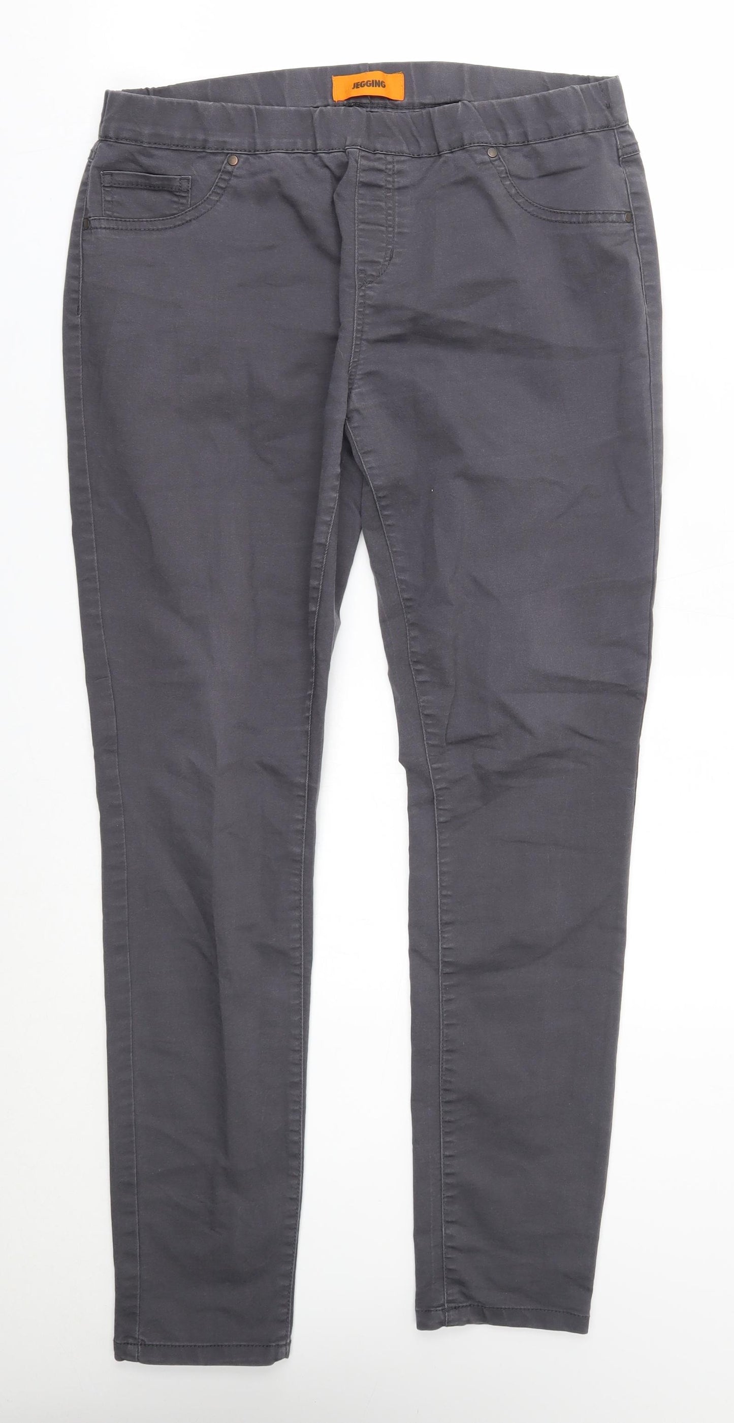 George Womens Grey   Jegging Jeans Size 14 L30 in
