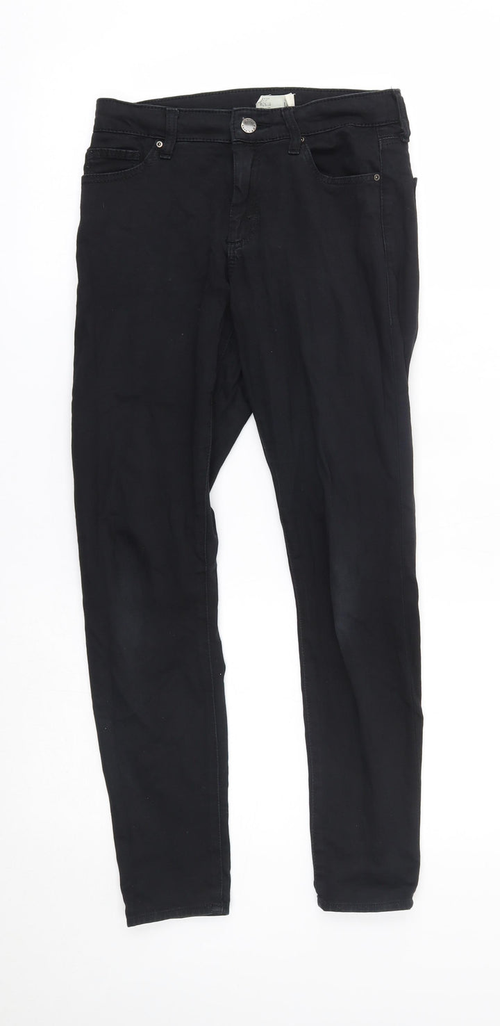Topshop Womens Black Skinny Jeans Size 26 L30 in