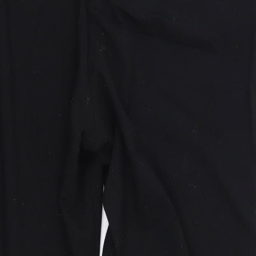 M&S Womens Black   Trousers  Size 40 in L26 in