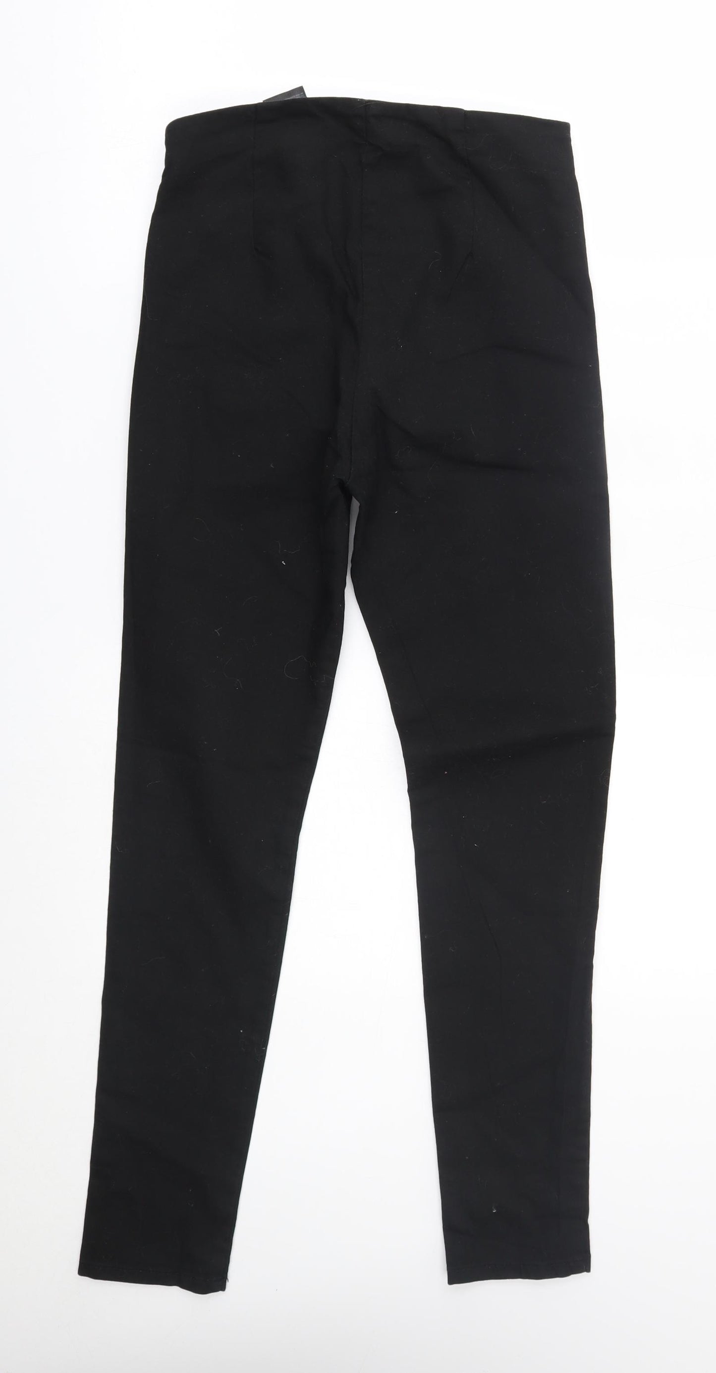 H&M Womens Black   Trousers  Size 10 L28 in