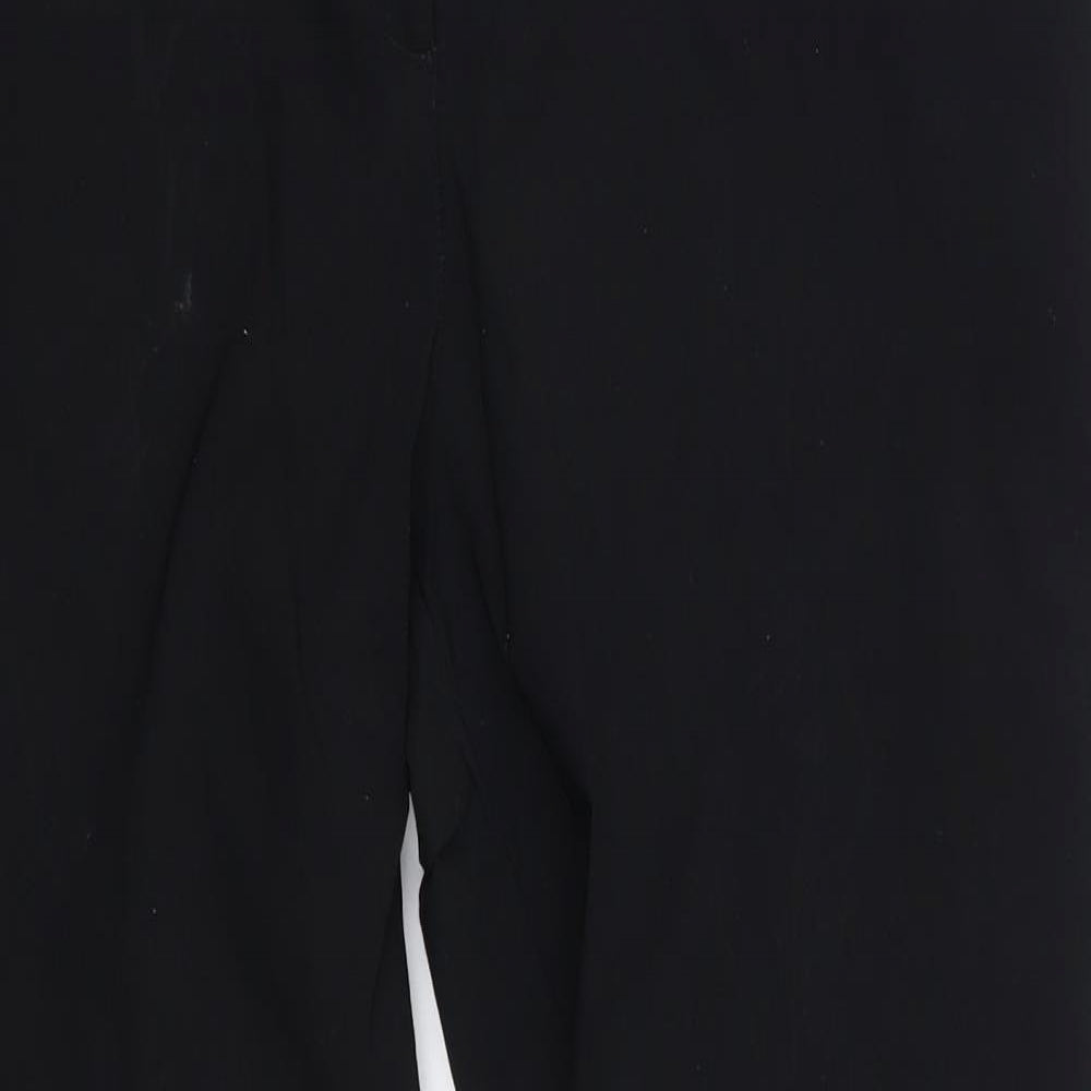 M&Co Womens Black   Trousers  Size 18 L27 in