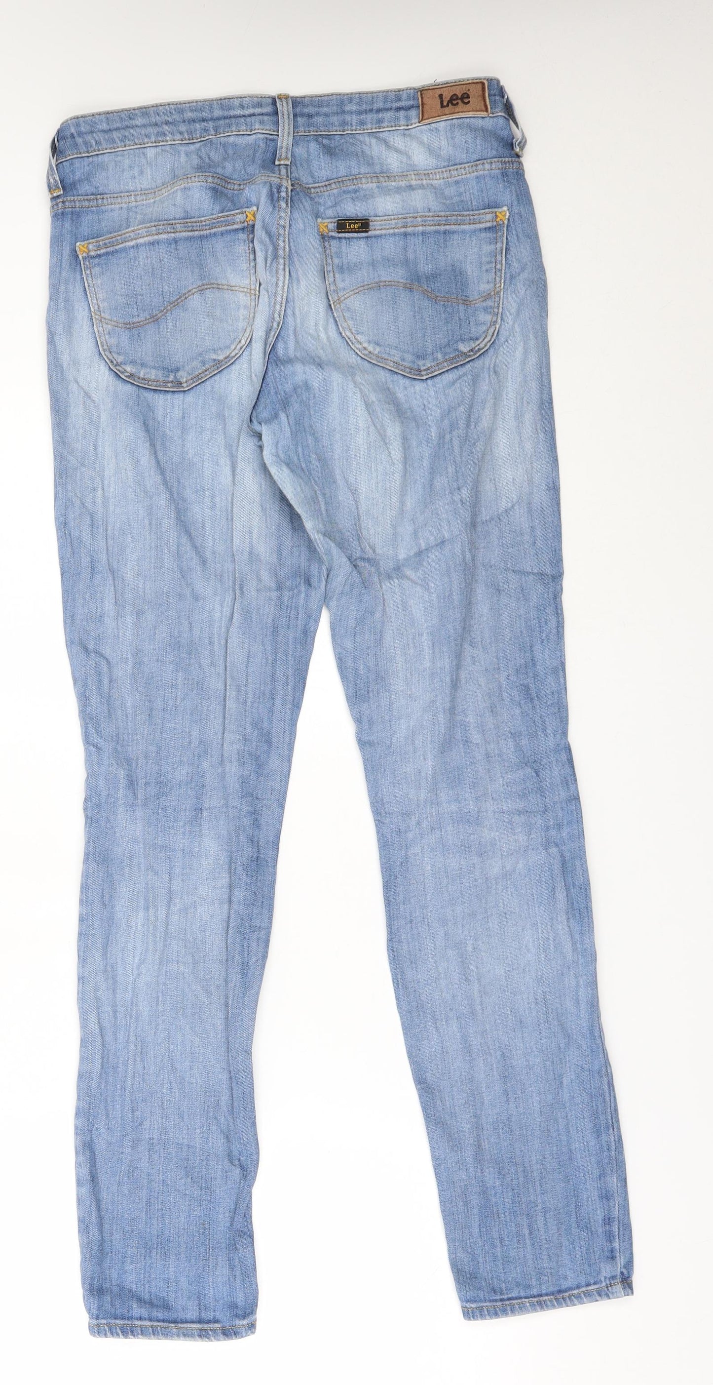 Lee Womens Blue   Straight Jeans Size 28 L29 in