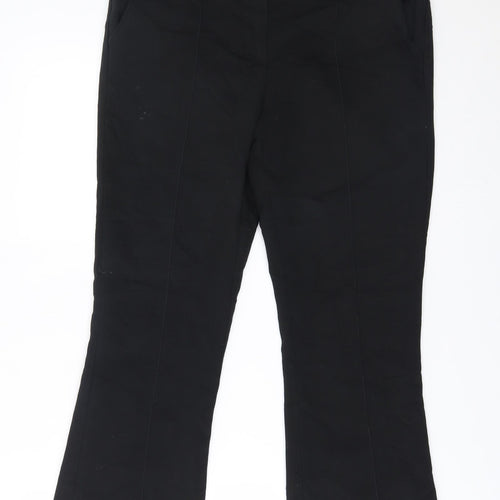 monnari Womens Black   Trousers  Size 12 L23 in