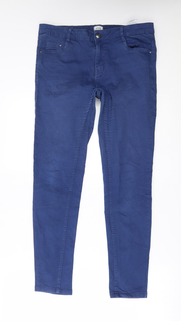 Pimkie Womens Blue Skinny Jeans Size 10 L27 in