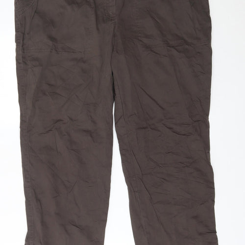 zucchero Womens Brown   Trousers  Size 10 L27 in