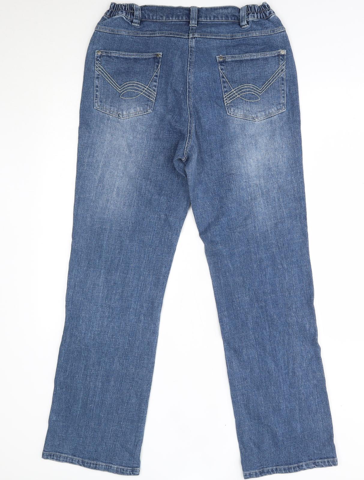 Giada Womens Blue   Straight Jeans Size 16 L31 in
