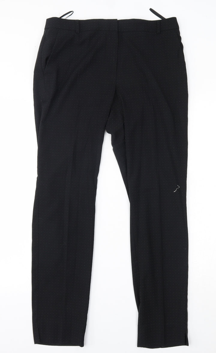 Warehouse Womens Black Trousers Size 10 L27 in