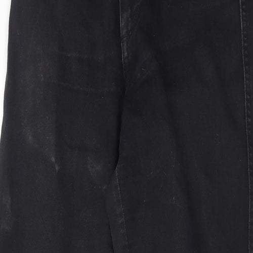 H&M Womens Black   Straight Jeans Size 29 in L28 in