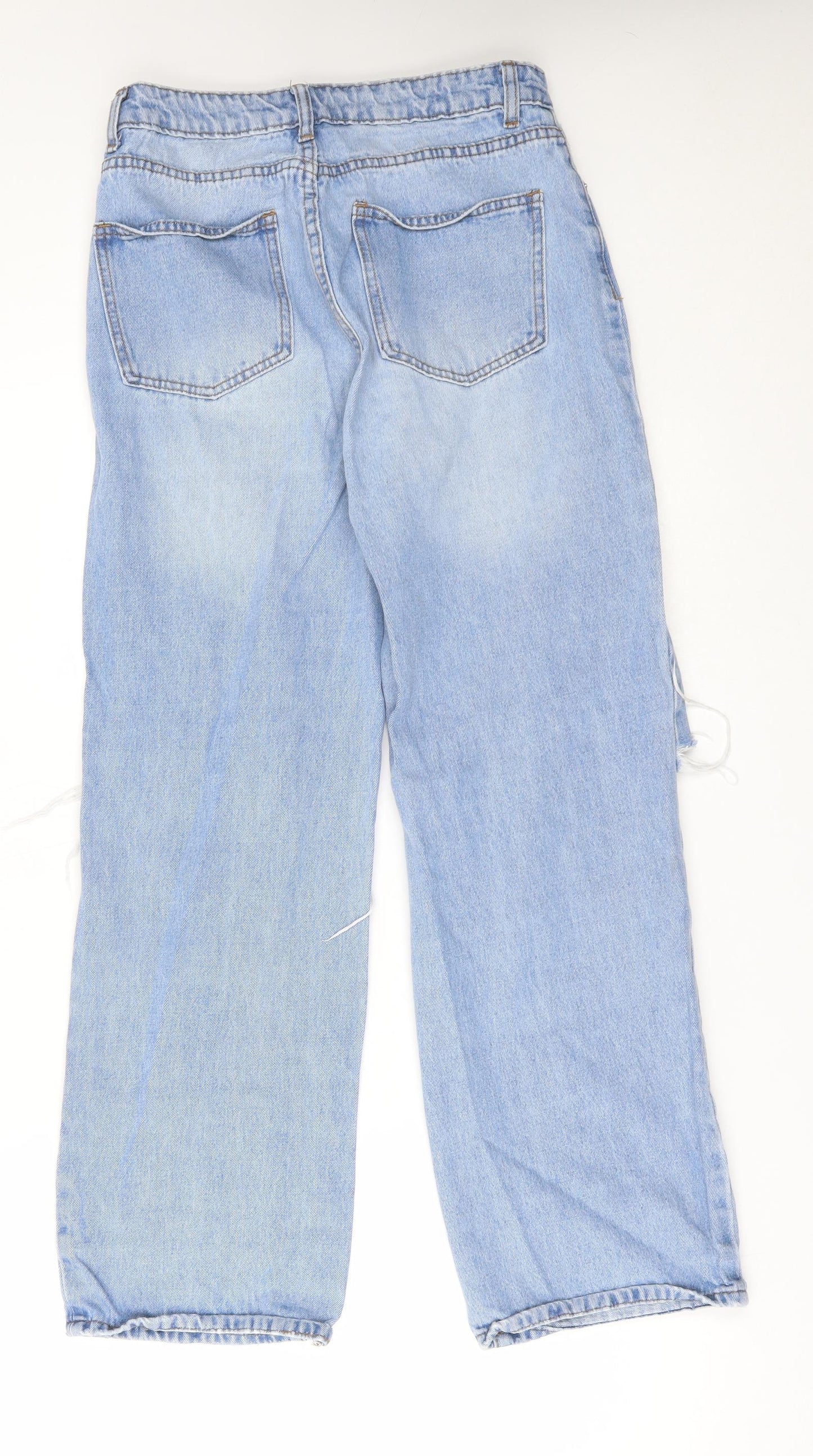 SheIn Womens Blue   Straight Jeans Size M L29 in