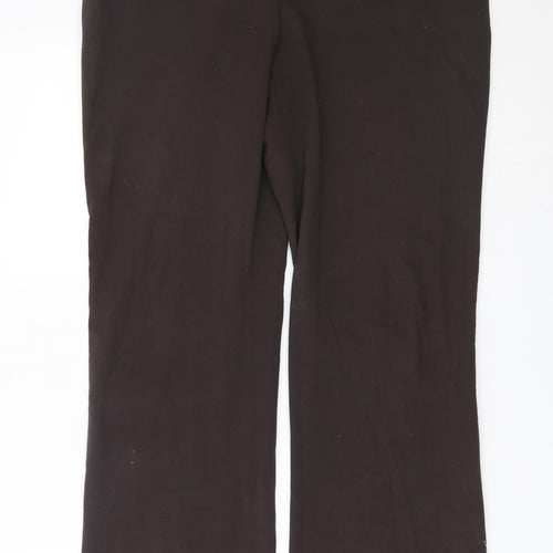 Camaïeu Womens Brown   Trousers  Size 12 L30 in