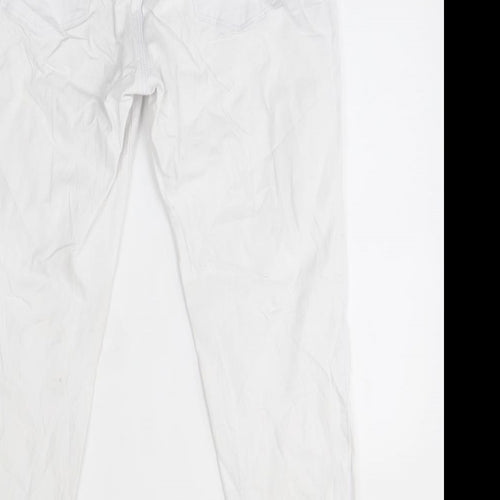 denim 1982 Womens White   Skinny Jeans Size 16 L26 in