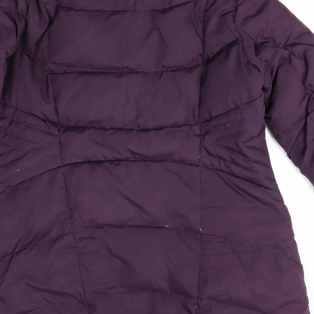 Centigrade Womens Purple   Overcoat Coat Size M