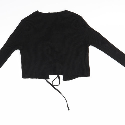 Nasty Gal Womens Black   Cardigan Jumper Size M