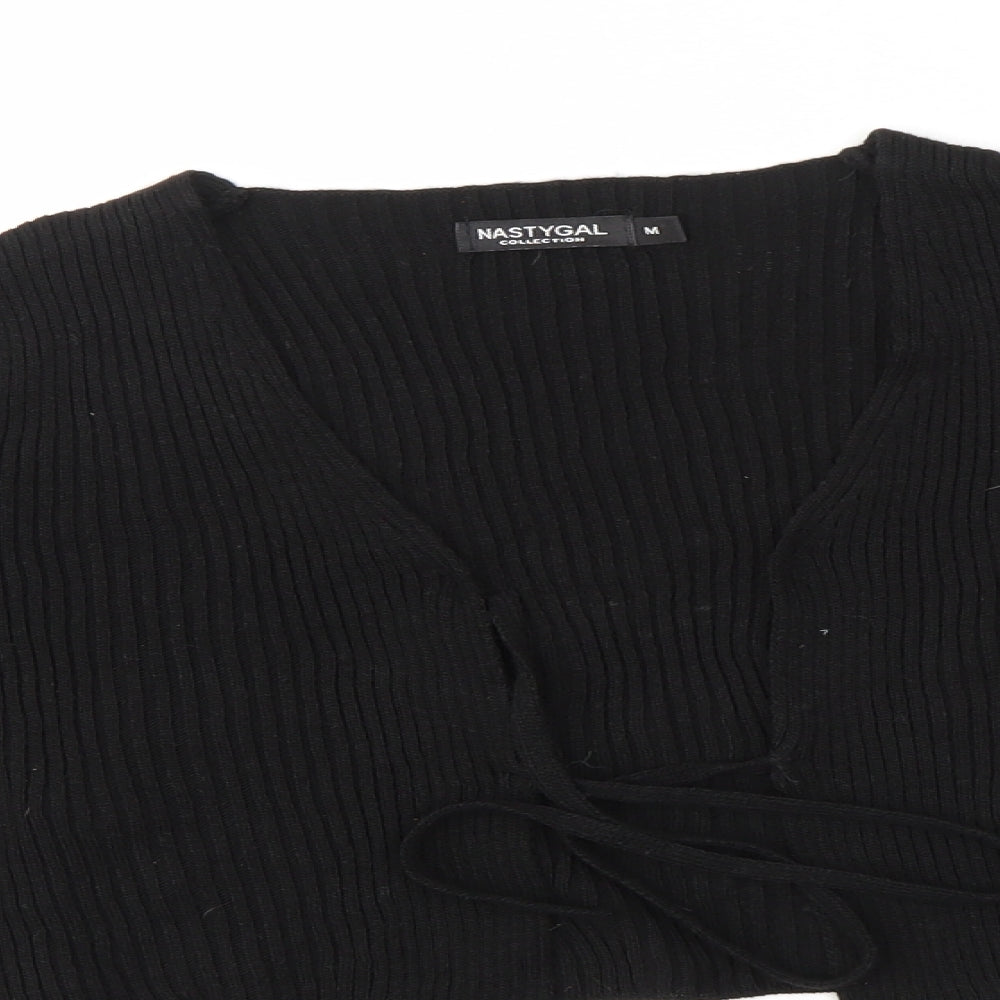 Nasty Gal Womens Black   Cardigan Jumper Size M