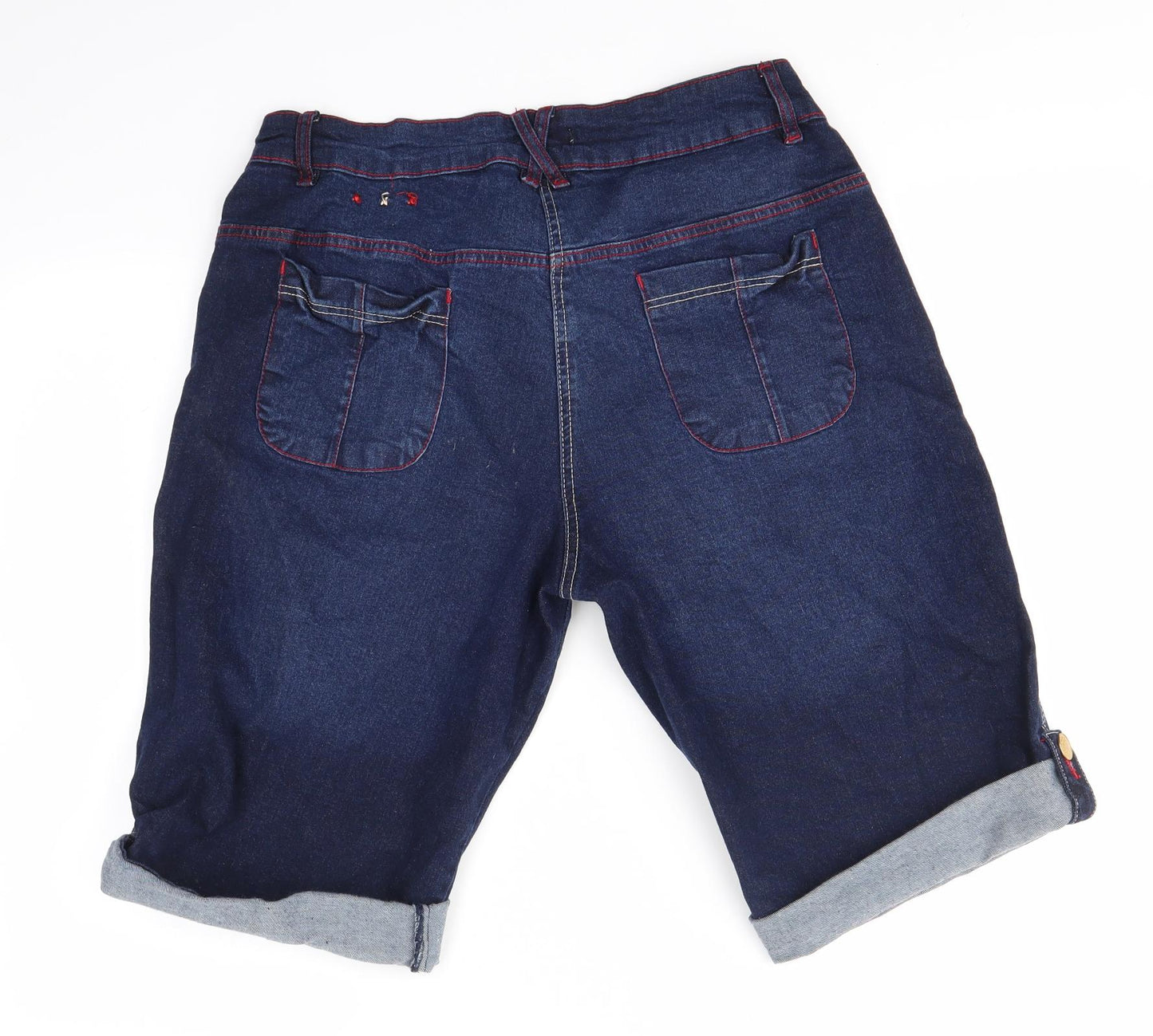 Joe Browns Womens Blue   Biker Shorts Size 16