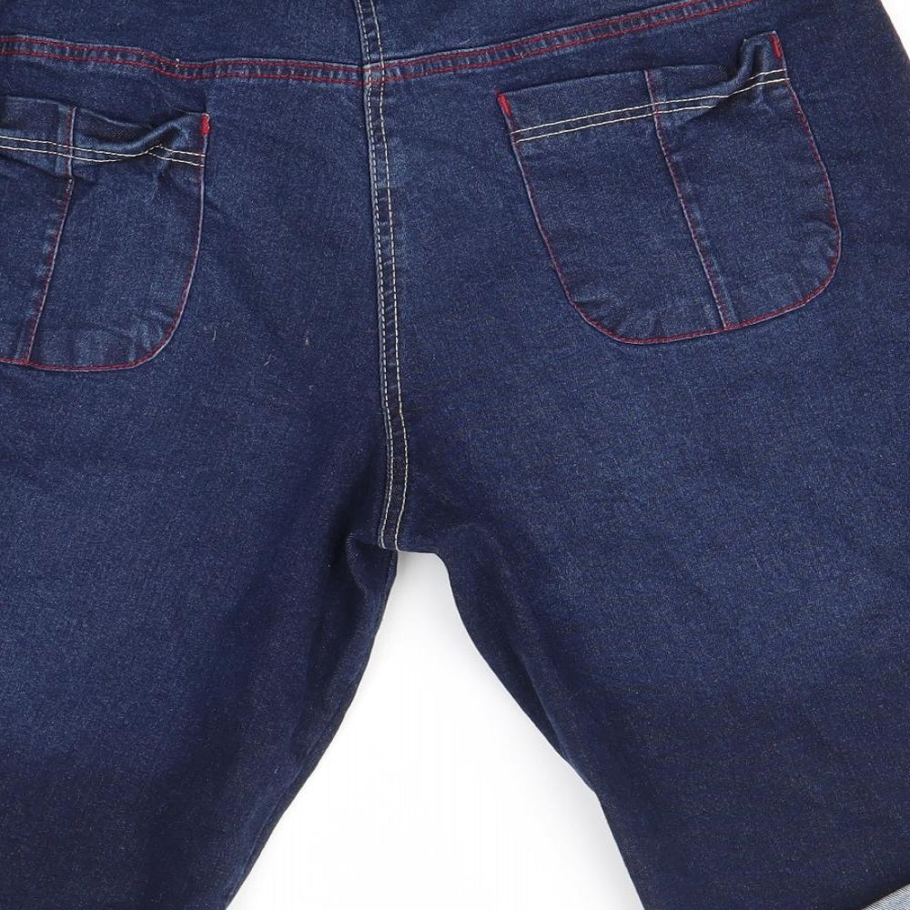 Joe Browns Womens Blue   Biker Shorts Size 16