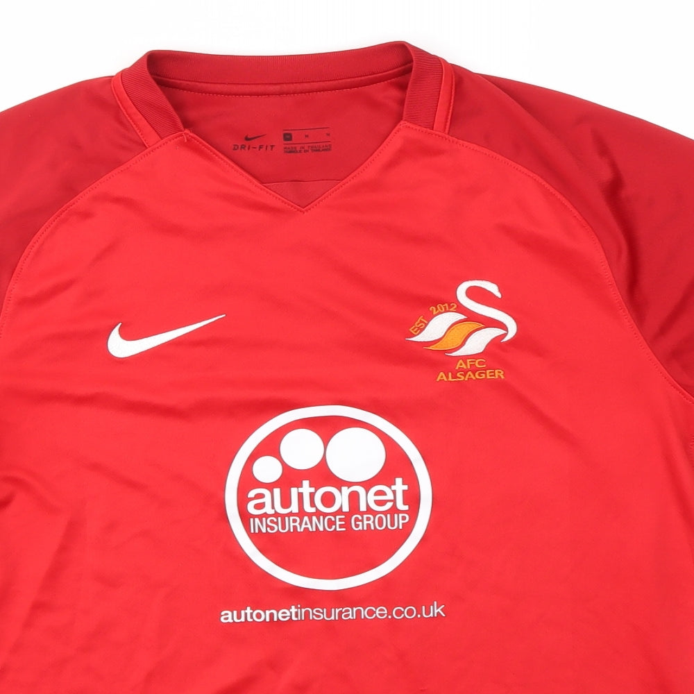 Nike Mens Red    T-Shirt Size M