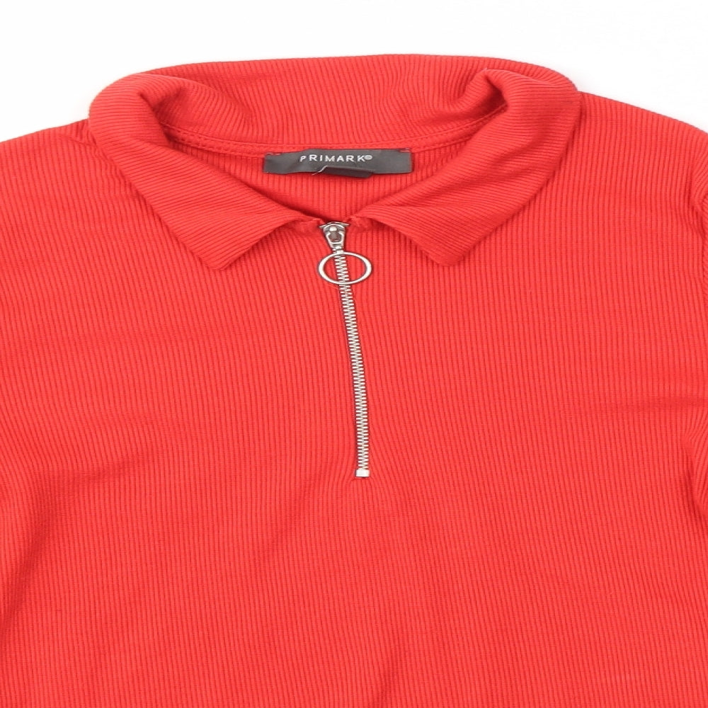 Primark Womens Red   Basic Blouse Size S