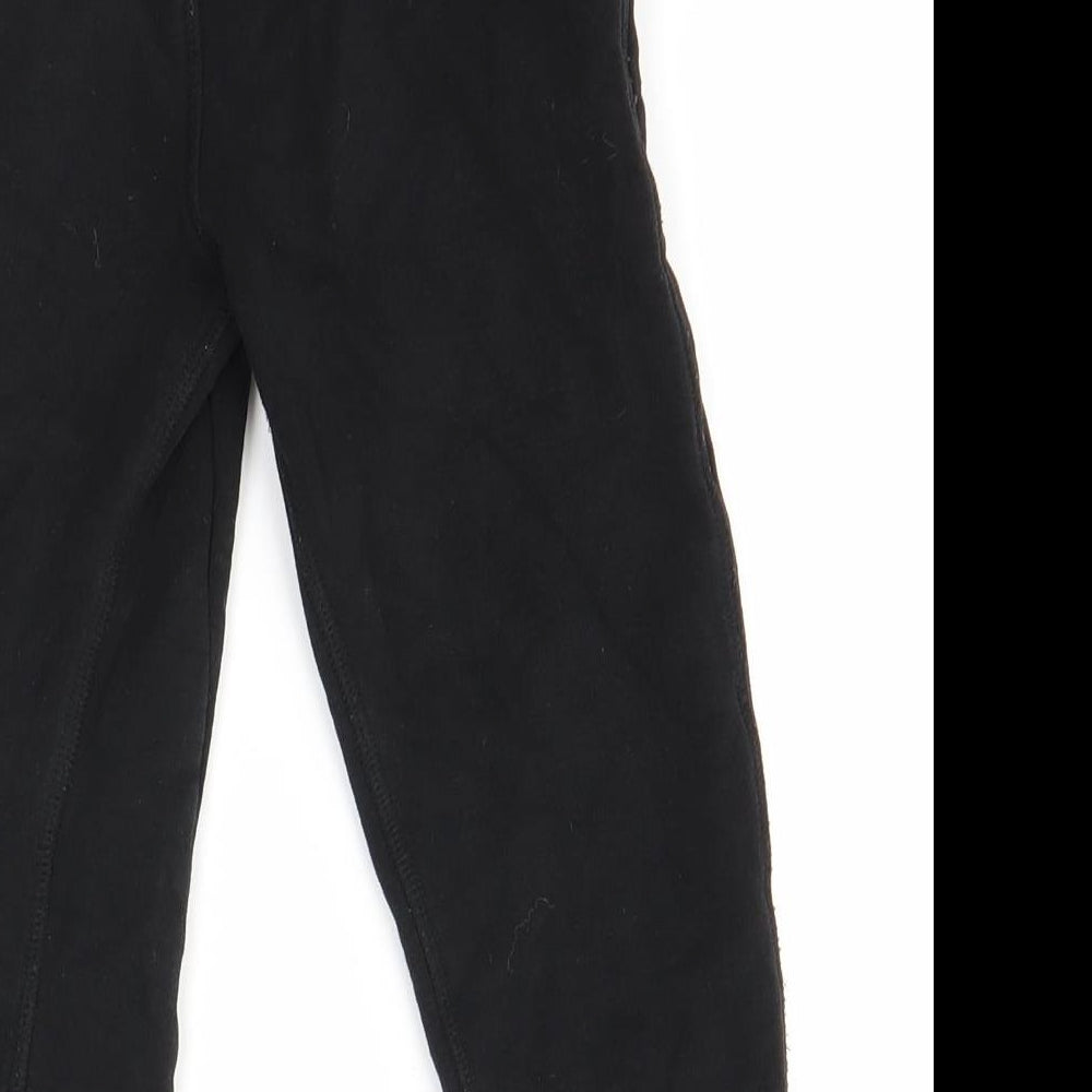 Nutmeg Boys Black   Jogger Trousers Size 3-4 Years