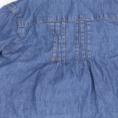 Baby Club Baby Blue   Basic Blouse Size 12 Months