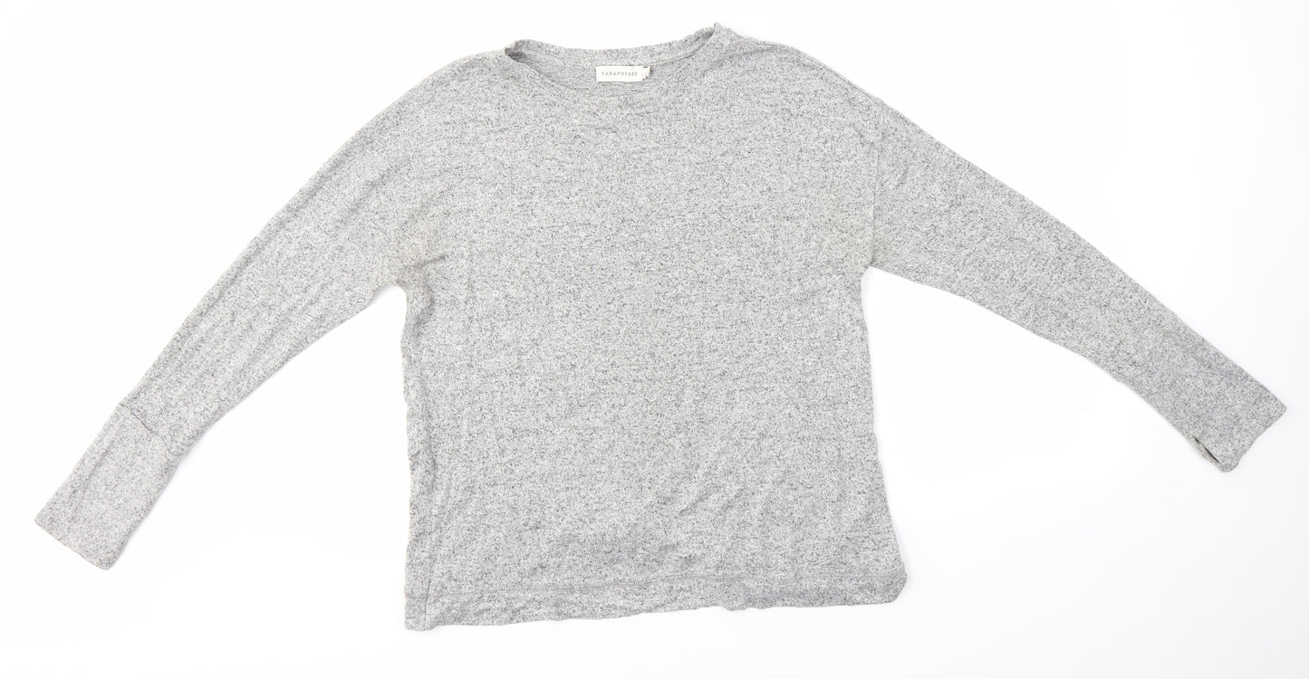 Paraphrase Womens Grey   Basic Blouse Size M