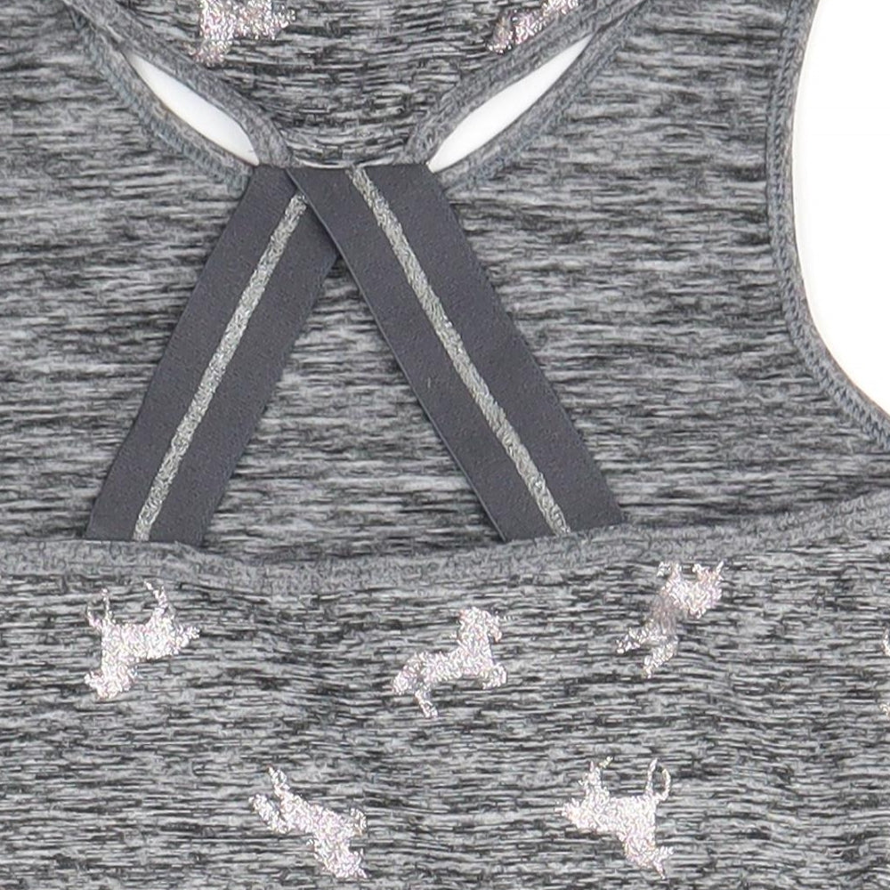 NEXT Girls Grey   Cropped Tank Size 9-10 Years