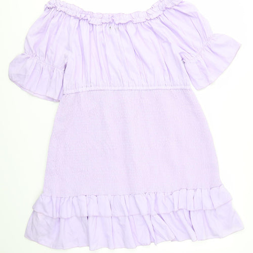 Boohoo Womens Purple   A-Line  Size 24