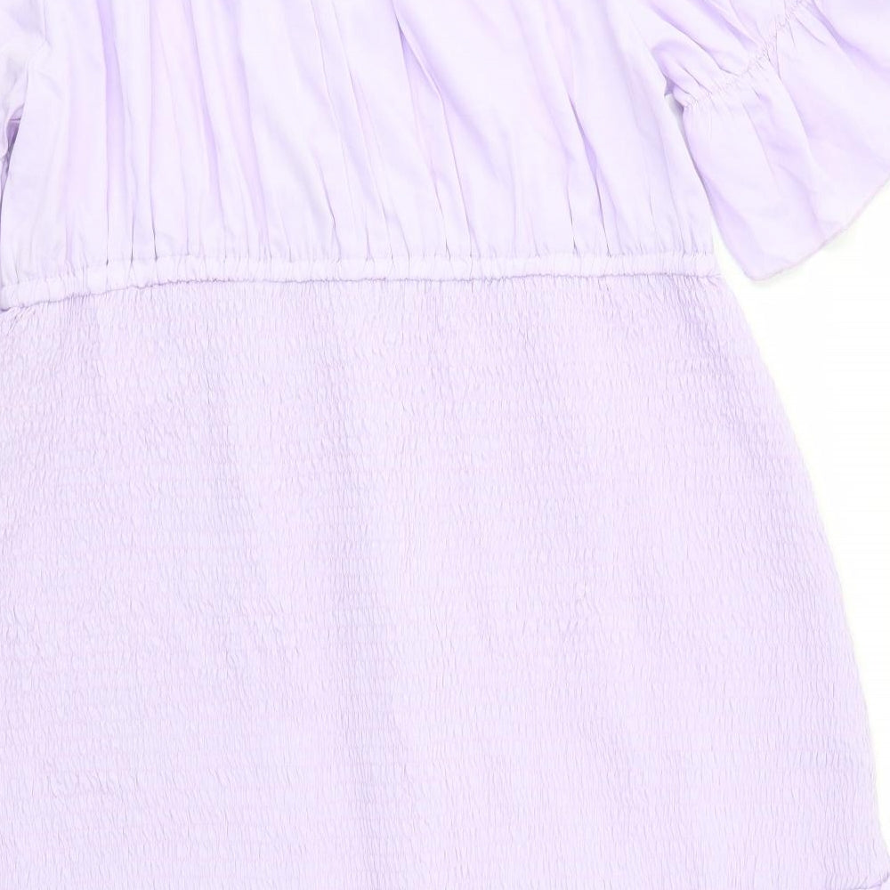 Boohoo Womens Purple   A-Line  Size 24