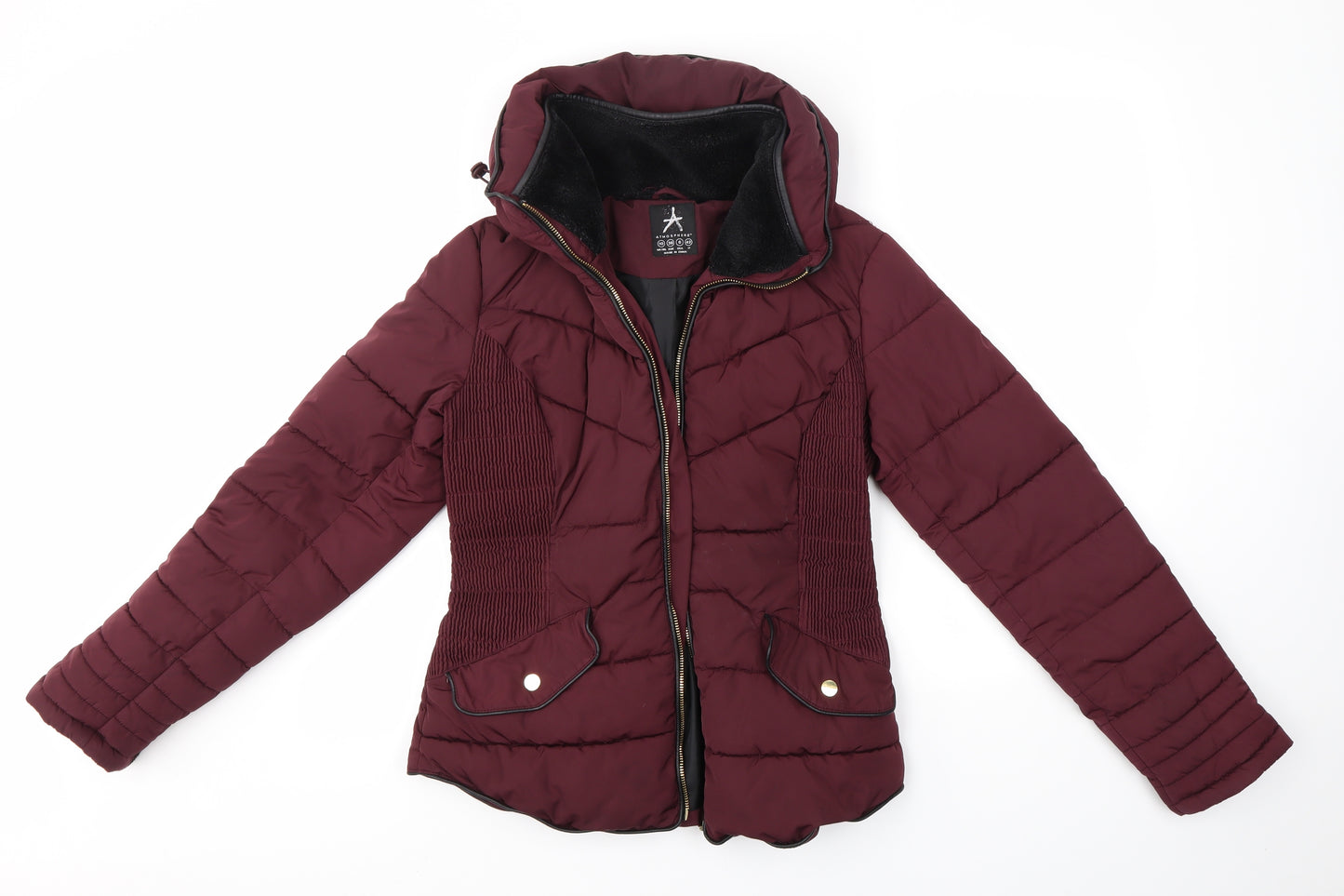 Primark Womens Purple   Overcoat Coat Size 10
