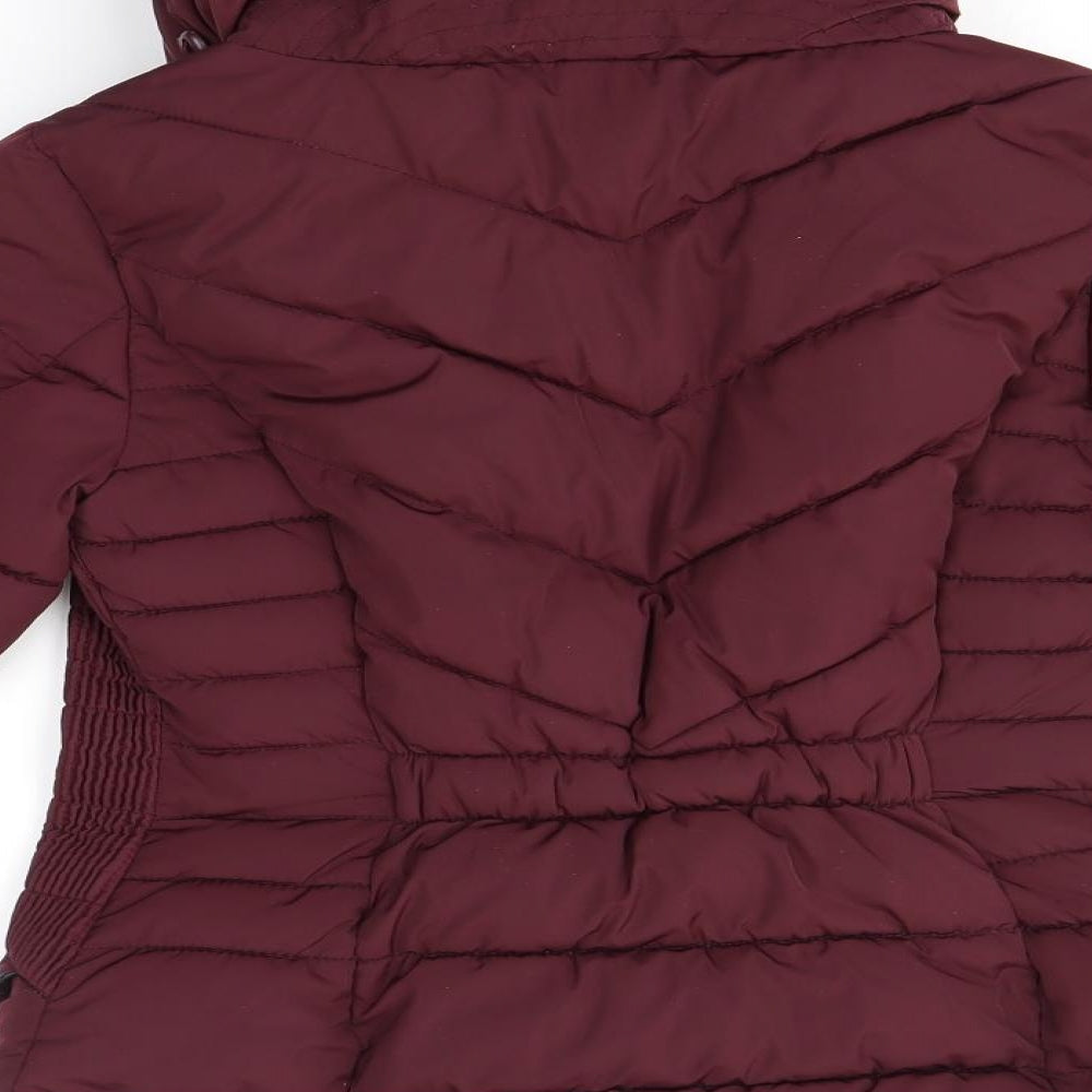 Primark Womens Purple   Overcoat Coat Size 10