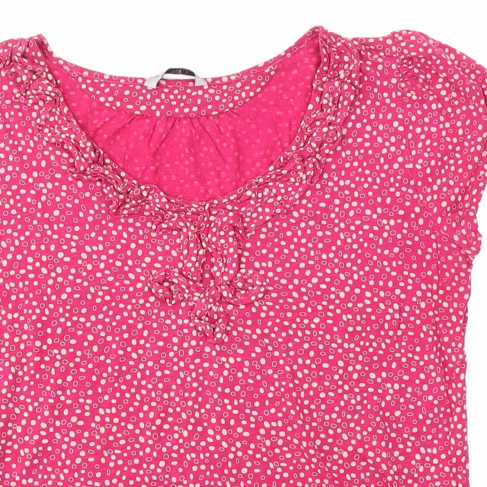 TU Womens Pink   Basic Blouse Size 14