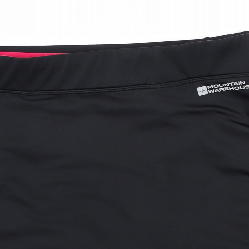 Mountain Warehouse Womens Black   A-Line Skirt Size 8