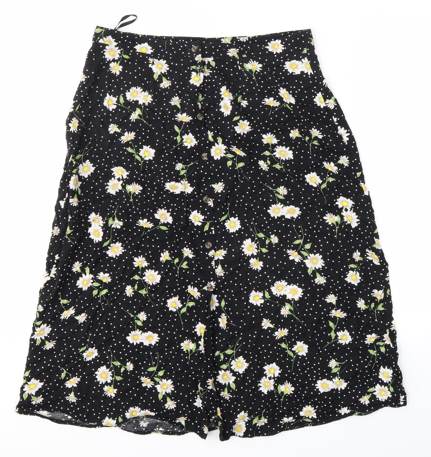 Primark Womens Multicoloured Floral  A-Line Skirt Size 14