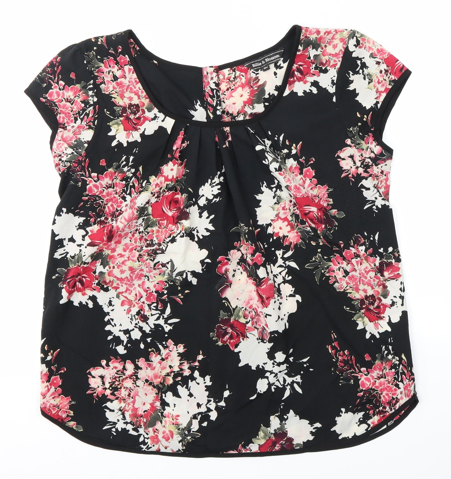 Billie & Blossom Womens Multicoloured Floral  Basic Blouse Size 16