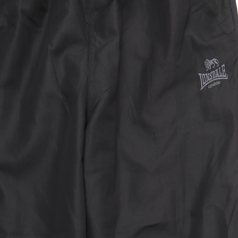 Lonsdale Mens Black   Jogger Trousers Size 2XL L31 in