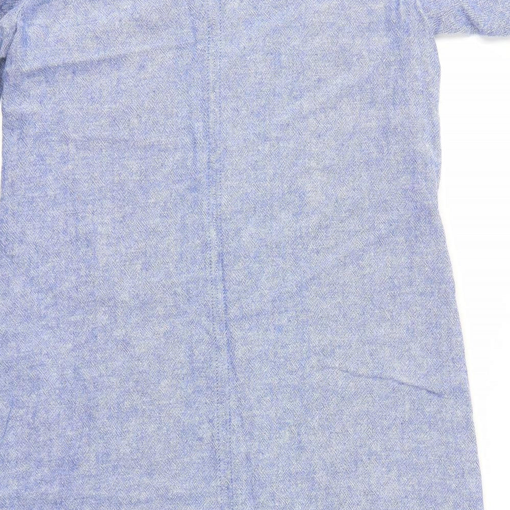 M&S Womens Blue   T-Shirt Dress  Size 14