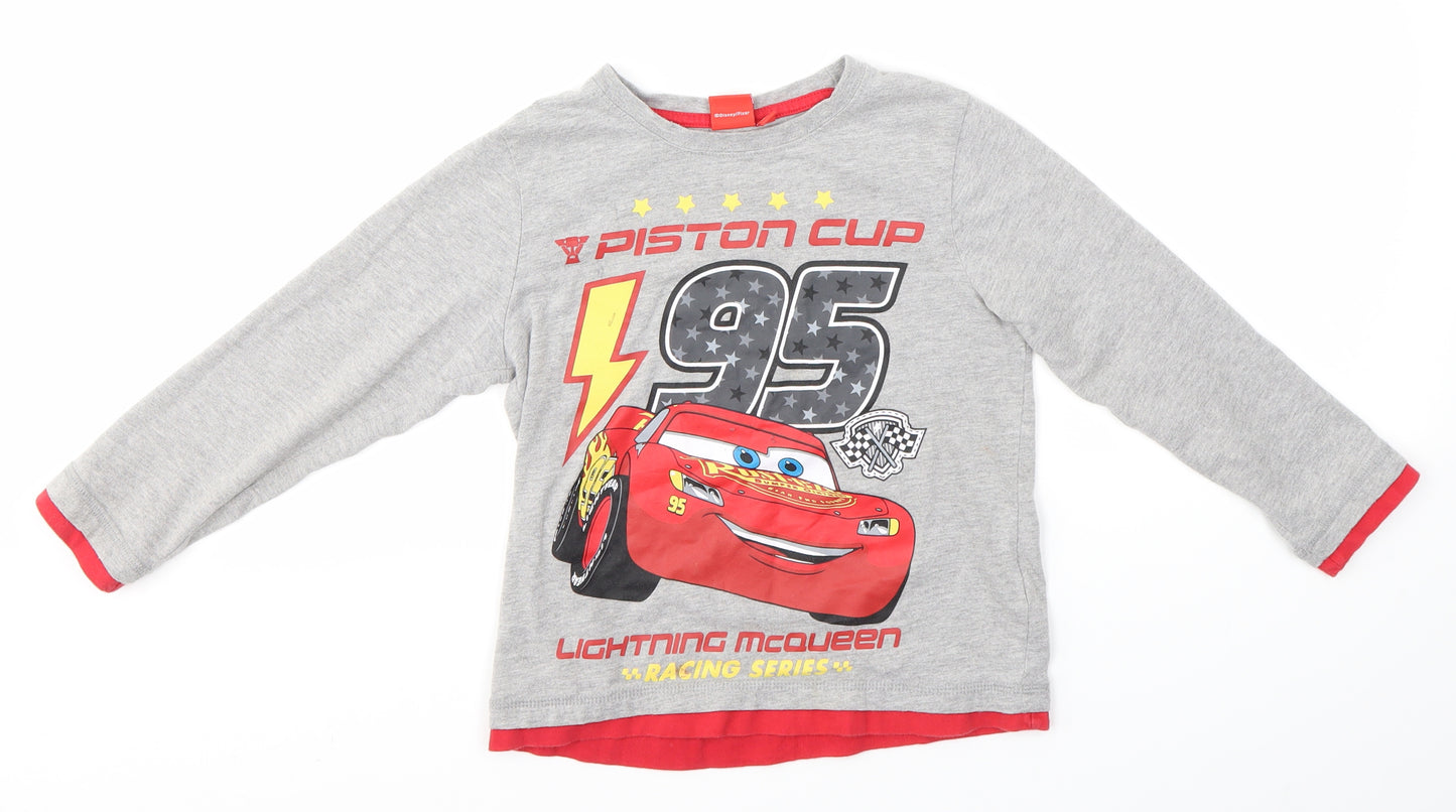 Disney Boys Multicoloured   Basic T-Shirt Size 6 Years  - Cars