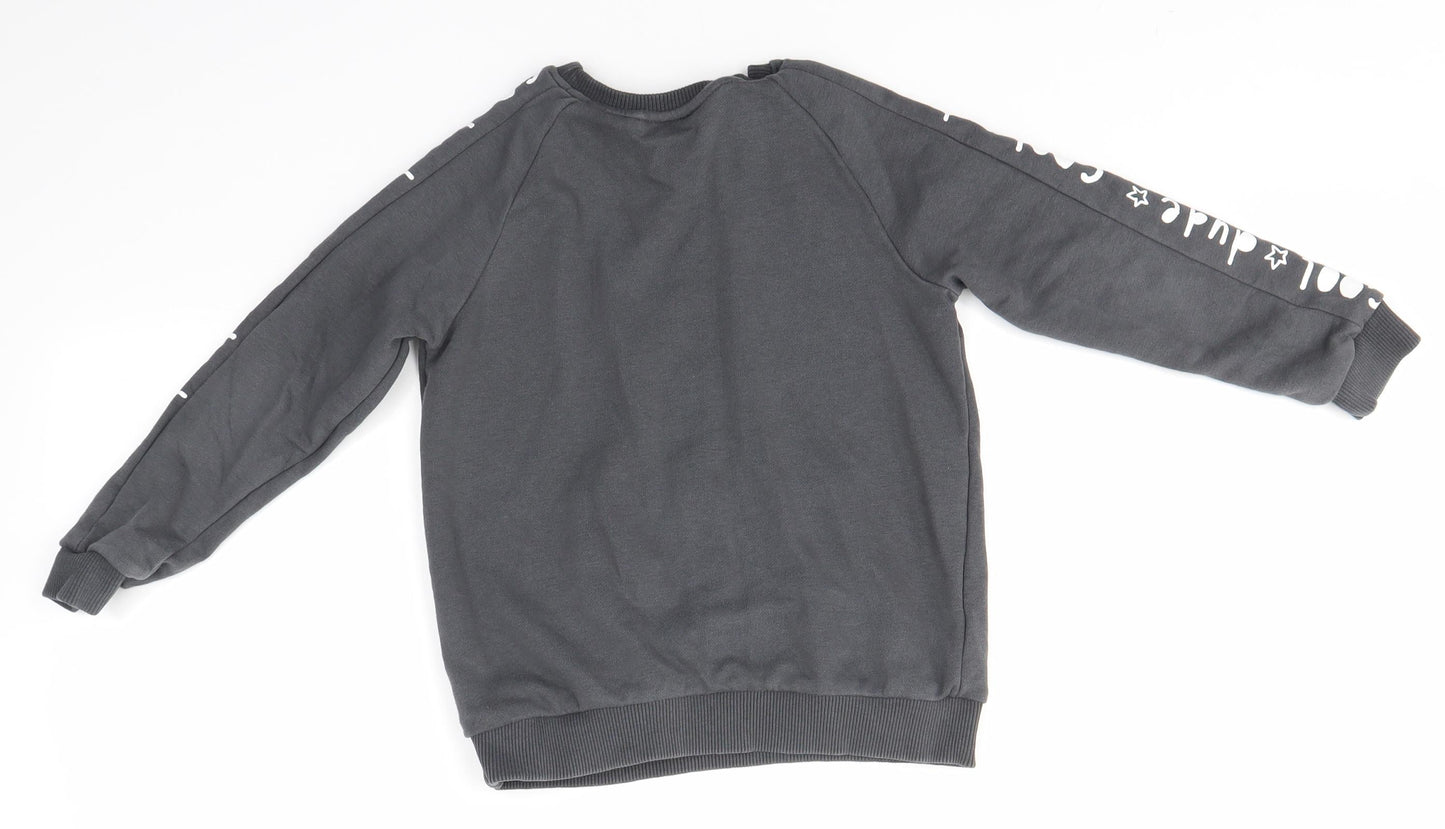 George Boys Grey   Pullover Jumper Size 5-6 Years