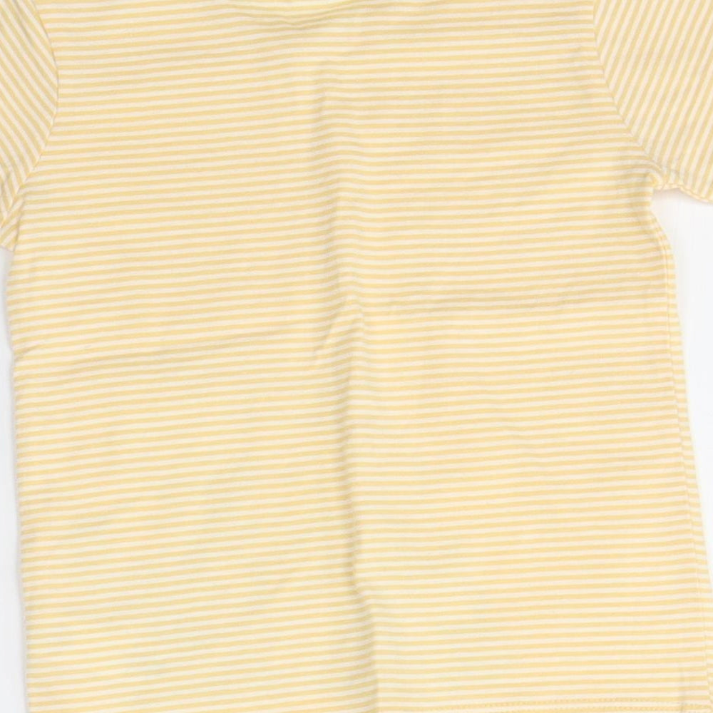 George Baby Yellow Striped  Basic T-Shirt Size 12-18 Months