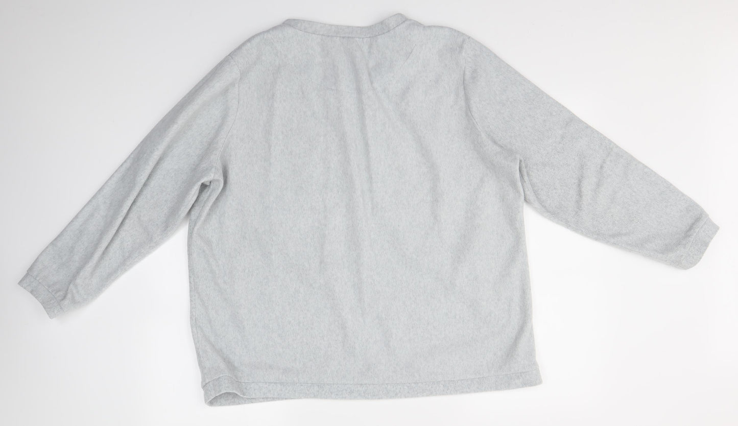 Primark Womens Grey Solid  Top Pyjama Top Size XL
