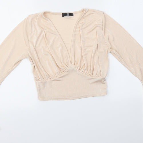 Missguided Womens Pink   Basic Blouse Size 12