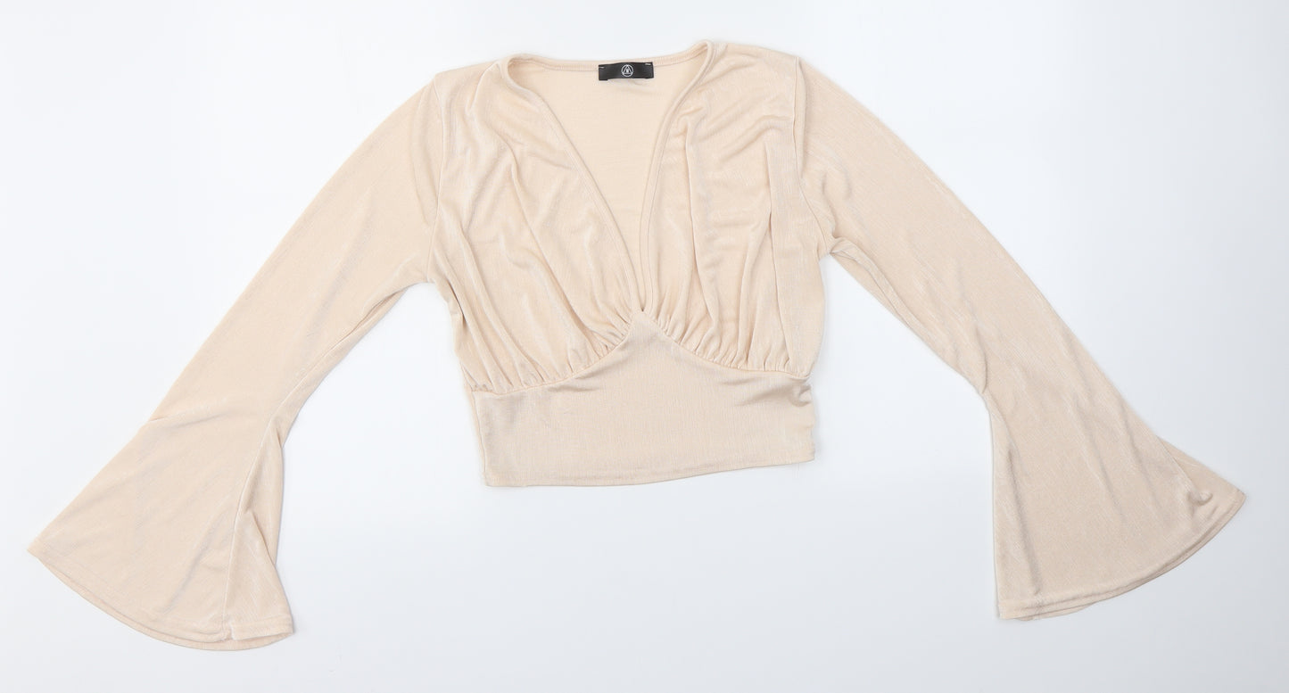 Missguided Womens Pink   Basic Blouse Size 12
