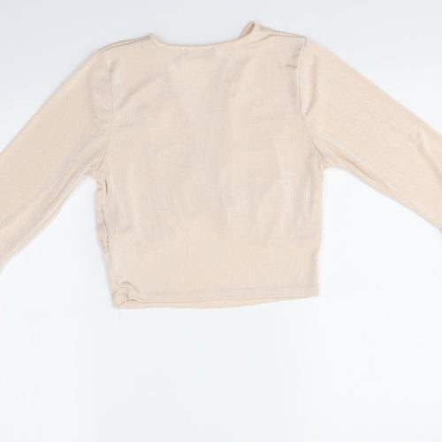 Missguided Womens Pink   Basic Blouse Size 12