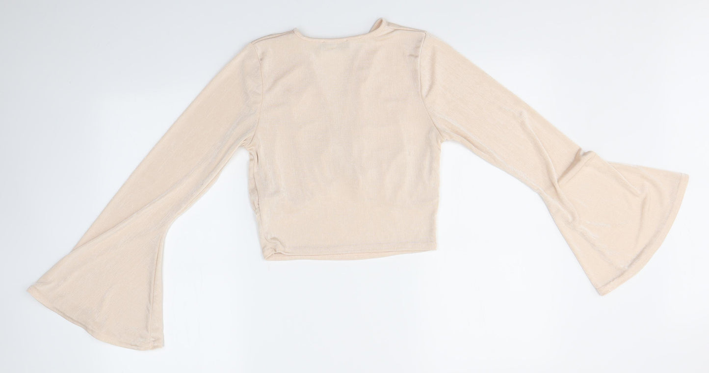 Missguided Womens Pink   Basic Blouse Size 12