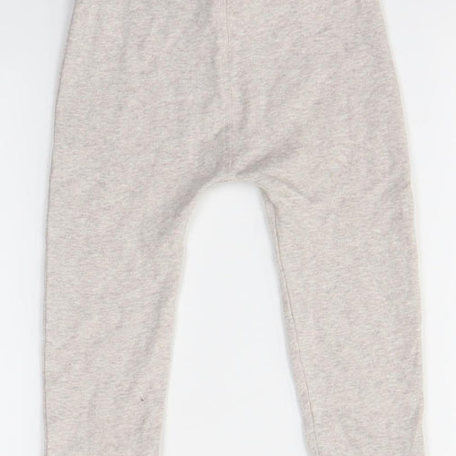 George Baby Beige   Jogger Trousers Size 12-18 Months