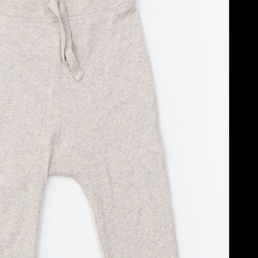 George Baby Beige   Jogger Trousers Size 12-18 Months