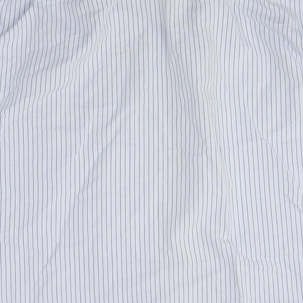 M&S Mens Blue    Dress Shirt Size 15.5