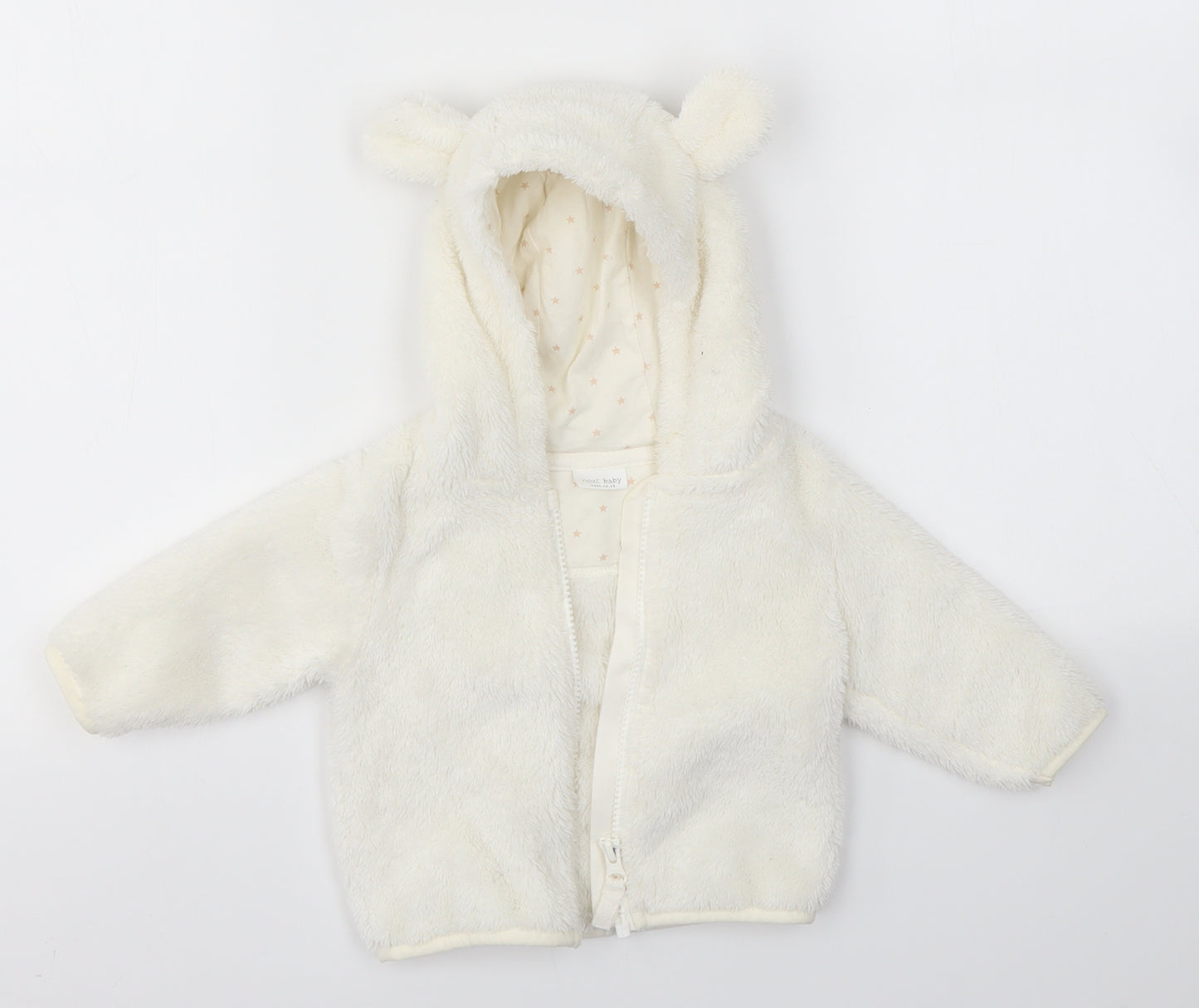 NEXT Baby Ivory   Full Zip Jumper Size 3-6 Months