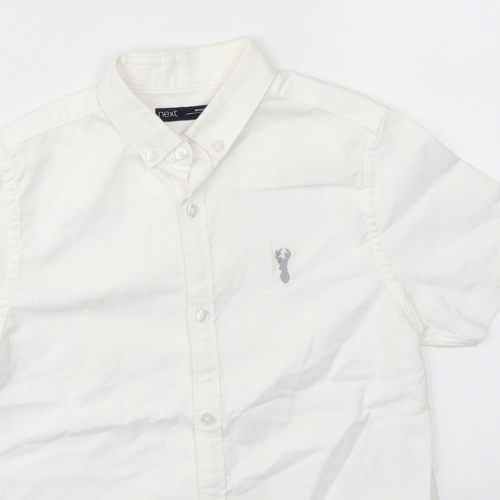 NEXT Boys White   Basic Button-Up Size 8 Years